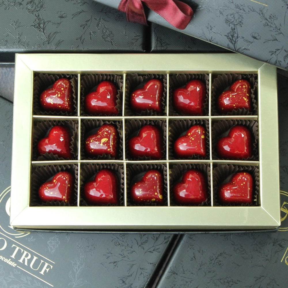 15 Stuks Hart Artisan Chocolade Box
