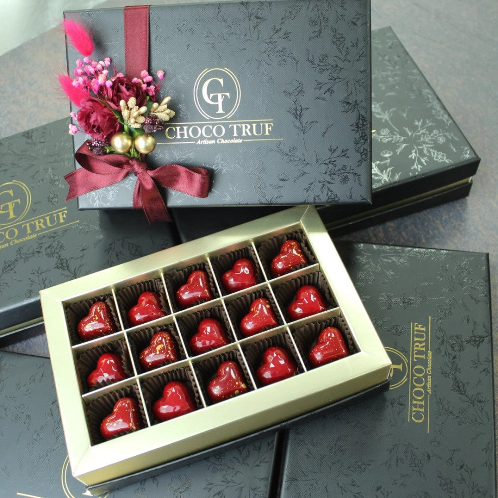 15 Stuks Hart Artisan Chocolade Box