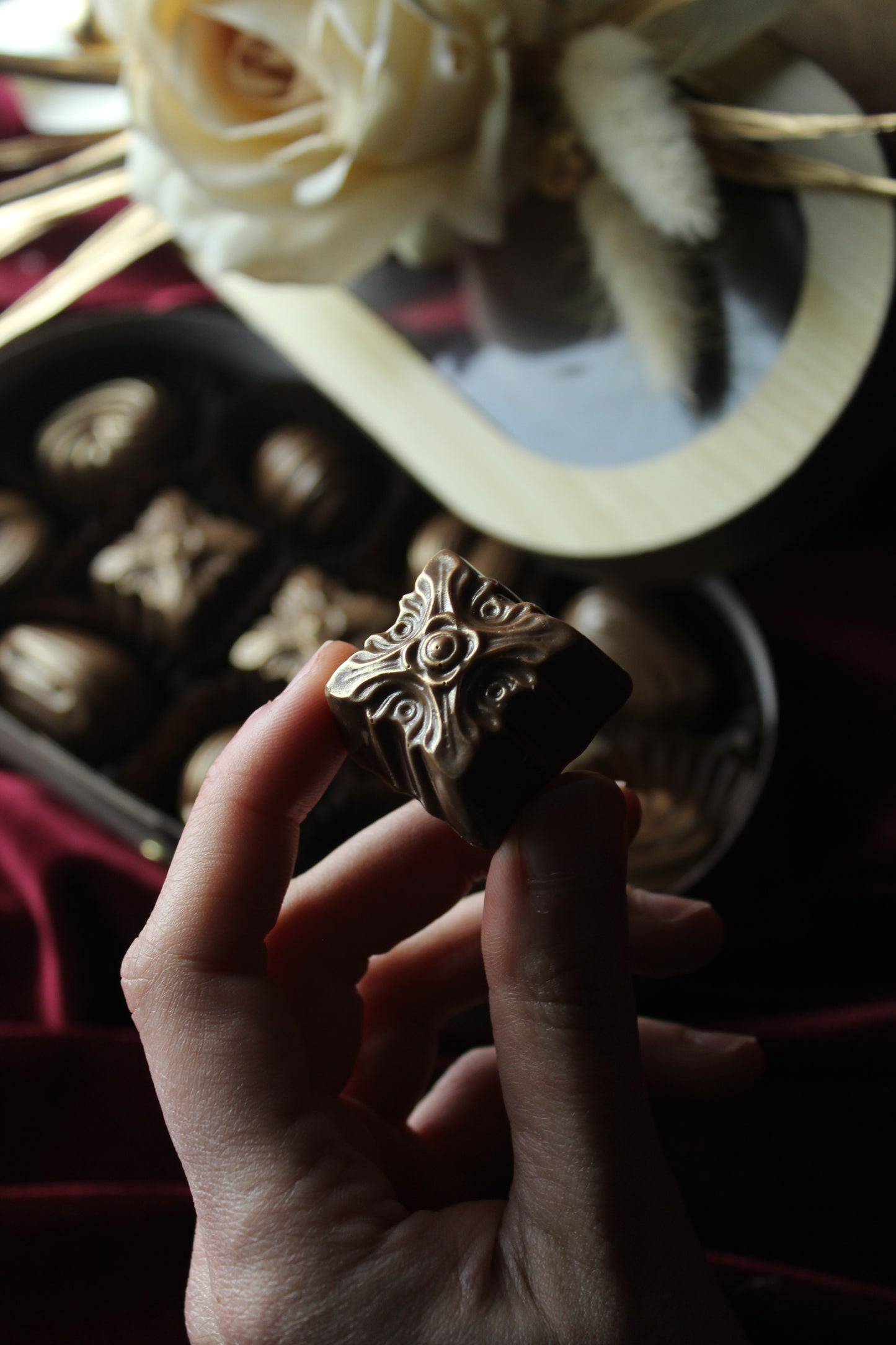 12 Stuks Chocolade in Houten Box